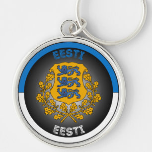 Ests erfgoedembleem sleutelhanger