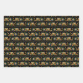 Ests folk floral embroidery inpakpapier vel (Voorkant 3)