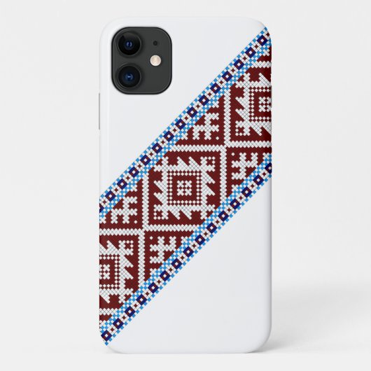 Ests riempatroon voor geweven riem Case-Mate iPhone case (Achterkant)