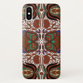 Ests ritueel folkpatroon met bloemen Case-Mate iPhone case (Achterkant)