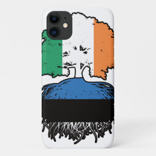 Estse Ierse boomrootenvlag iPhone 11 Hoesje