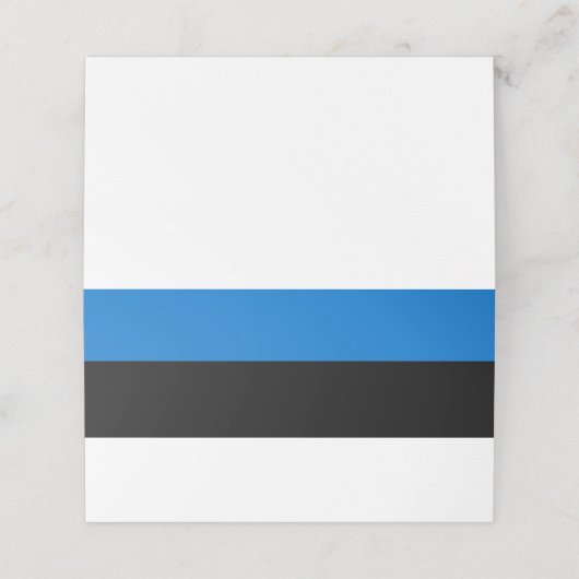 Estse vlag (Buitenkant ongevouwen)