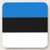 Estse vlag bier onderzetter (Voorkant)
