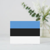 Estse vlag briefkaart (Staand voorkant)