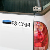 Estse vlag bumpersticker (Op Truck)