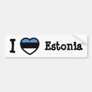 Estse vlag bumpersticker
