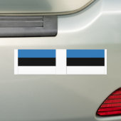 Estse vlag bumpersticker (Op auto)