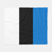 Estse vlag fleece deken (Voorkant (Horizontaal))