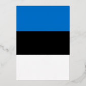 Estse vlag folie uitnodiging (Voorkant)
