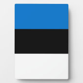Estse vlag fotoplaat (voorkant)