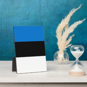 Estse vlag fotoplaat