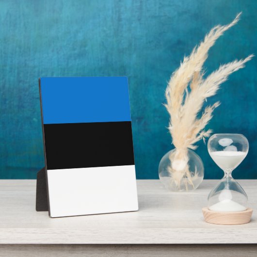 Estse vlag fotoplaat (Zijkant)
