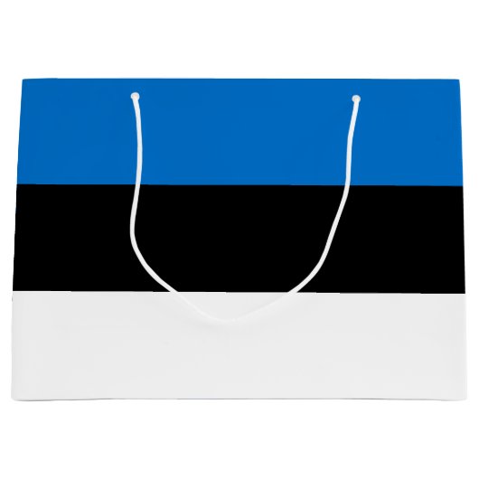 Estse vlag groot cadeauzakje (Voorkant)