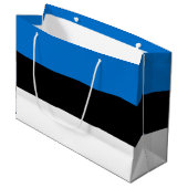 Estse vlag groot cadeauzakje (Voorkant Gekanteld)