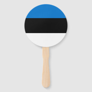 Estse vlag handwaaier