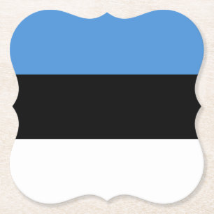 Estse vlag kartonnen onderzetters