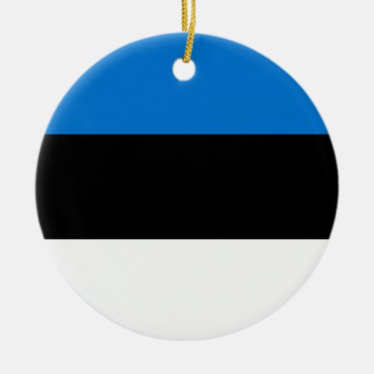 Estse vlag keramisch ornament (Voorkant)