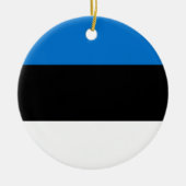 Estse vlag keramisch ornament (Voorkant)