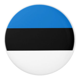 Estse vlag keramische knop