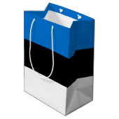 Estse vlag medium cadeauzakje (Achterkant Gekanteld)