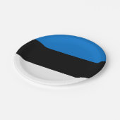 Estse vlag papieren bordje (Gekanteld)