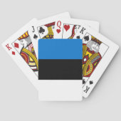 Estse vlag pokerkaarten (Achterkant)