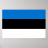 Estse vlag poster (Voorkant)