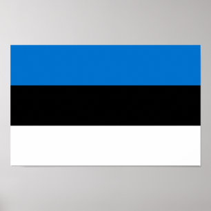 Estse vlag poster
