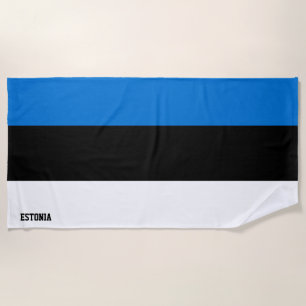Estse vlag Prachtig Patriotisch Strandlaken