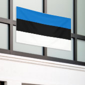 Estse vlag spandoek (Buitenkant Gebouw)