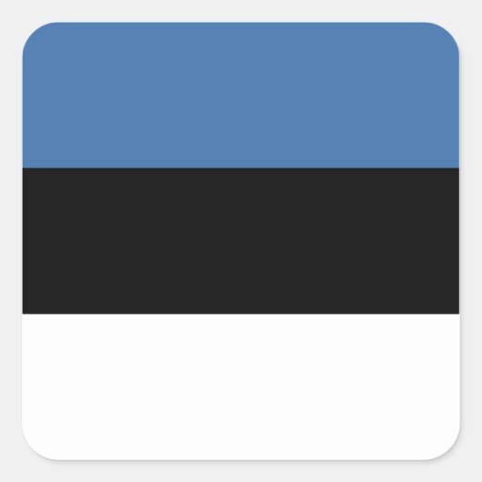 Estse vlag Sticker (Voorkant)