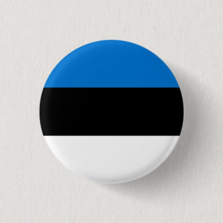 Estse vlag, vlag van Estland Ronde Button 3,2 Cm
