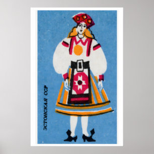 Estse Vrouw - Luciferdoosje Print - Esthetische Mu