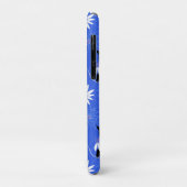 Estse zaak. Blauwe bloemkleur Case-Mate iPhone Case (Achterkant/links)