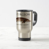 Esturgeon de Golfe - tasse de voyage (Devant droit)