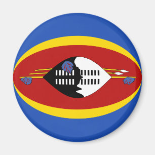 Eswatini Fisheye Flag Magnet Magneet