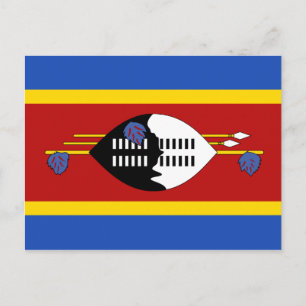 Eswatini Flag Briefkaart