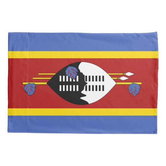 Eswatini Flag Kussensloop (Achterkant)