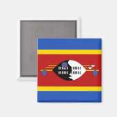 Eswatini Flag Magnet Magneet (Voorkant / Achterkant)