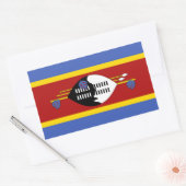 Eswatini Flag Rechthoekige Sticker (Envelop)