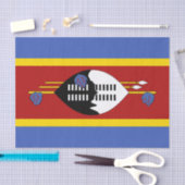 Eswatini Flag Tissuepapier (Craft)