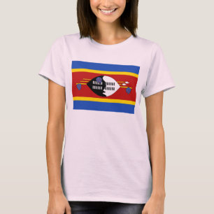 Eswatini Flag x Map T-Shirt