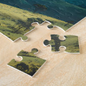 Eswatini Illustration Travel Art Vintage Legpuzzel (Zijkant)