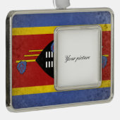 eSwatini Verzilverd Kader Ornament (Rechts)