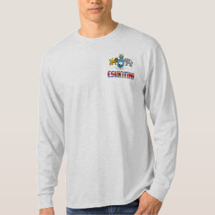 Eswatini Vlag en Wapen Patriottisch T-shirt