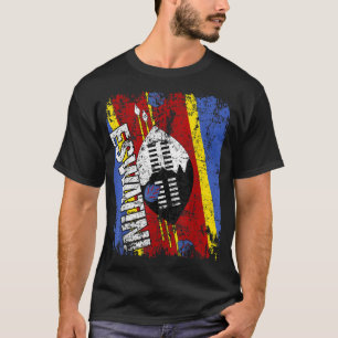 ESWATINI-Vlag  verstoord SWAZILAND ESWATIN T-shirt