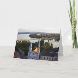 Esztergom Hongrie carte vierge