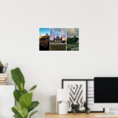 Esztergom Night Sky. Poster (Thuiskantoor)