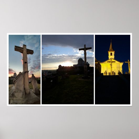 Esztergom Night Sky. Poster (Voorkant)