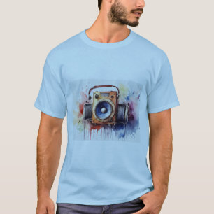 Et "Azure Harmonies : T-shirt bleu ciel
